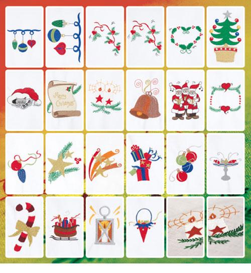 Inspira Winter Holiday Embroidery Collection Software (CD)