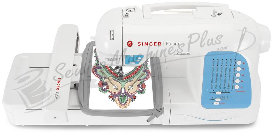 Singer Futura XL-400 w/ BONUS PACKAGE! Software, Stabilizer, Thread, & More!