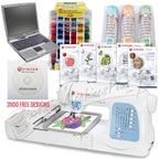 Singer Futura XL-400 I WANT IT ALL SPECIAL! Software, Thread, Stabilizer, and more!