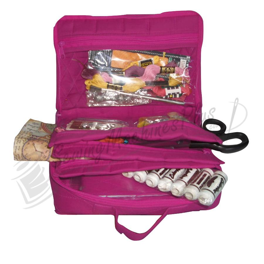 Yazzii Mini Craft Organizer Large - Fuschia (CA14F) - Sewingmachinesplus.com