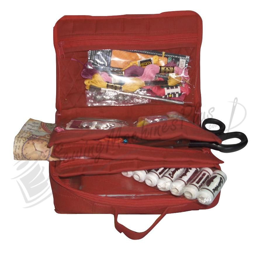 Yazzii Mini Craft Organizer Large - Maroon (CA14M) - Sewingmachinesplus.com
