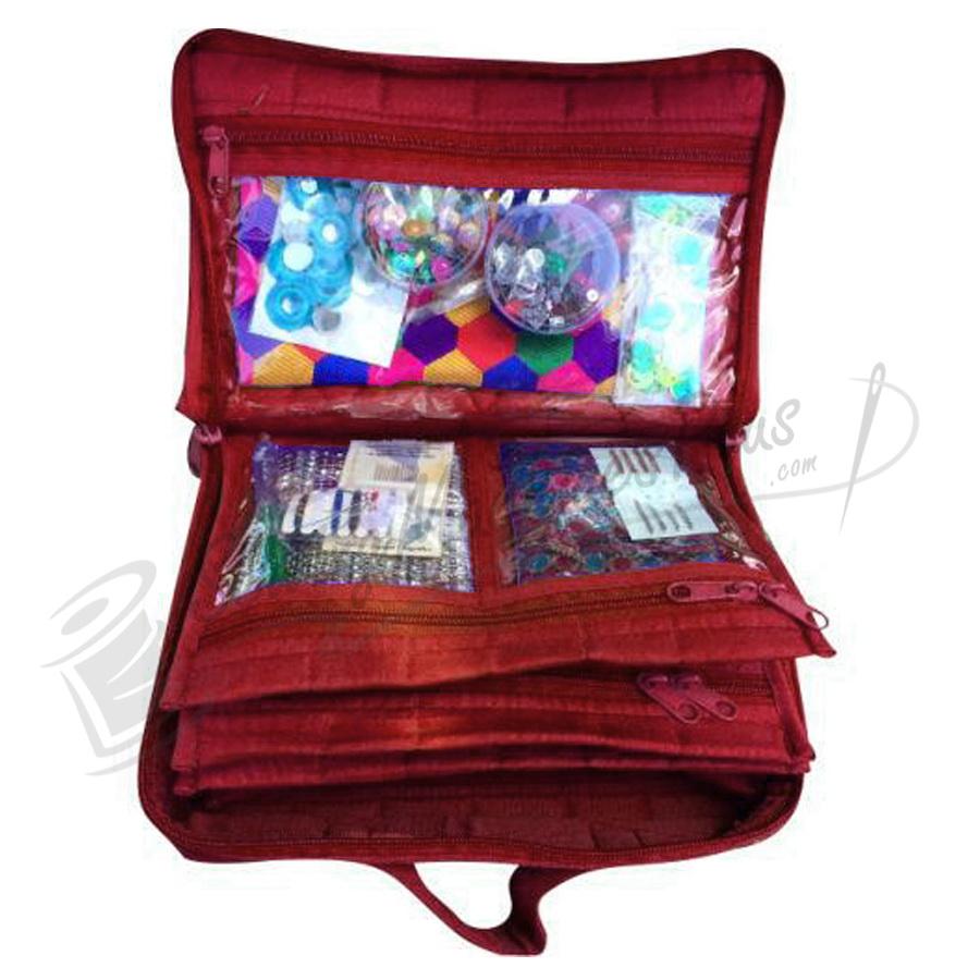 Yazzii Mini Craft Organizer Large - Maroon (CA14M) - Sewingmachinesplus.com