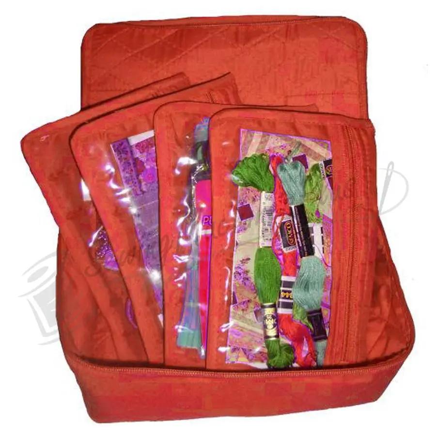 Yazzii 4 Pocket Craft Organizer - Maroon (CA340M) - Sewingmachinesplus.com