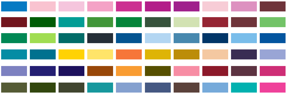 Floriani Thread Color Chart