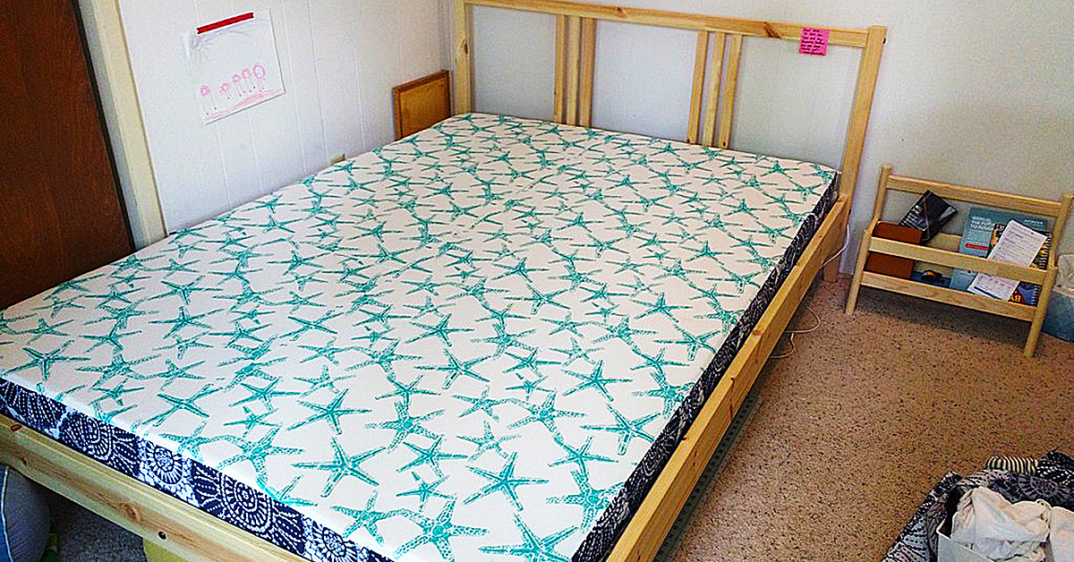 diy fitted mattress cover